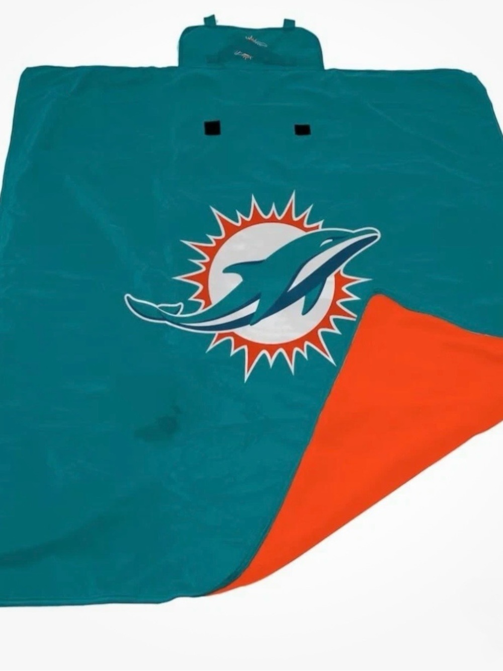 Aqua Miami Dolphins 60" × 80" All-Weather XL Outdoor Blanket